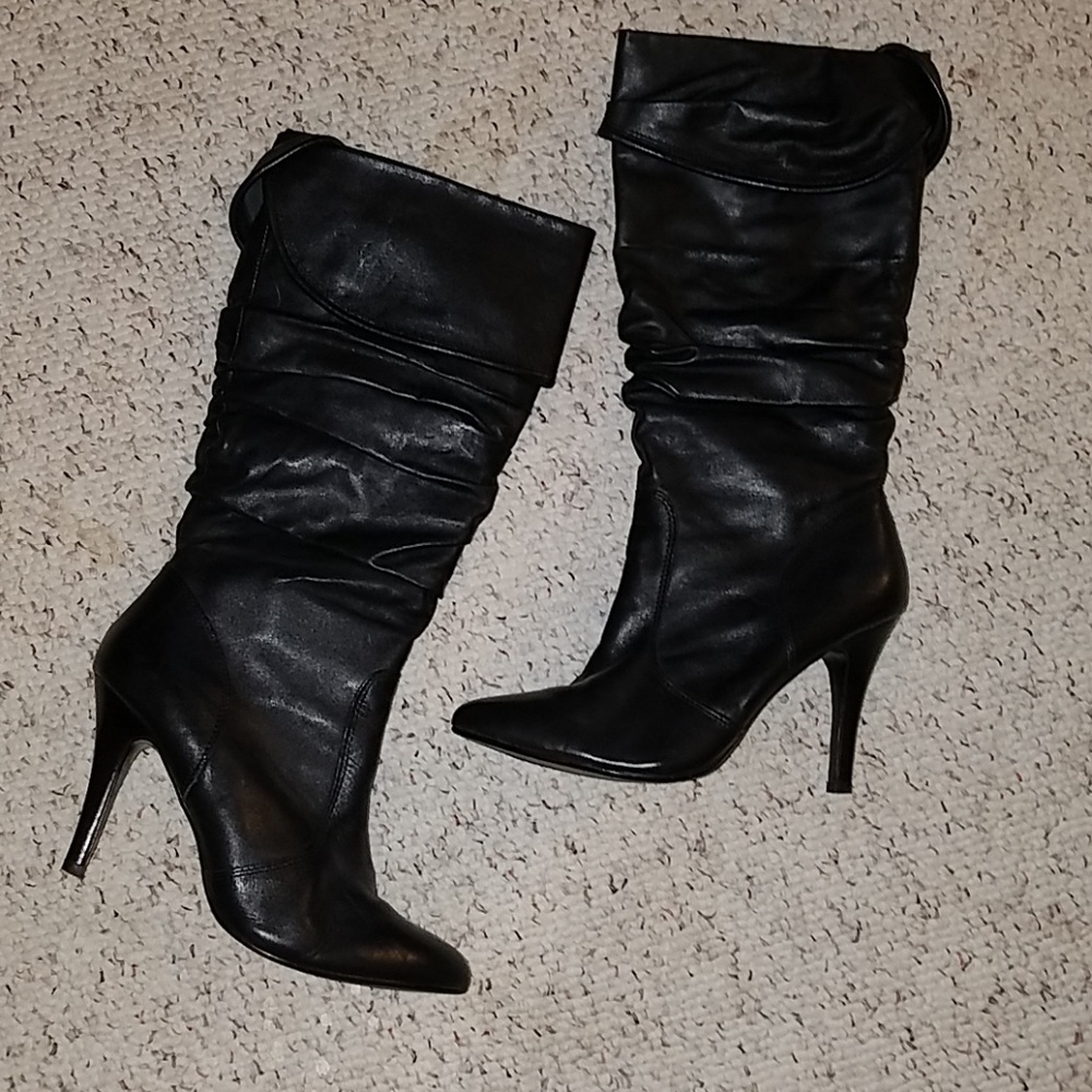Black Heeled Boots